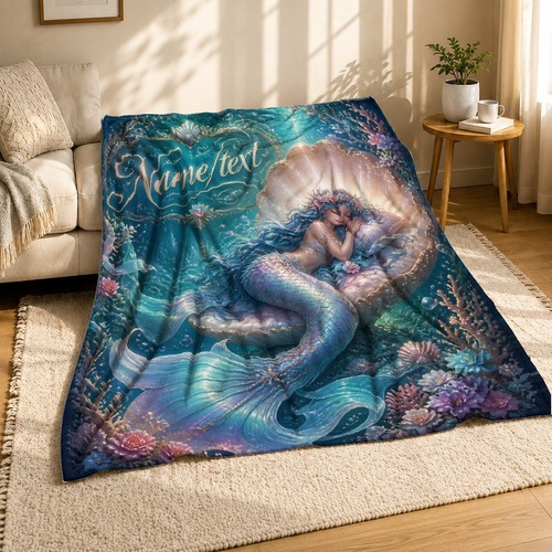 Sleeping mermaid seashell - sleeping,