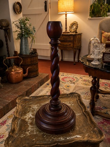 Large barley twist wooden - barley,