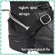 nylon spur Straps in black for