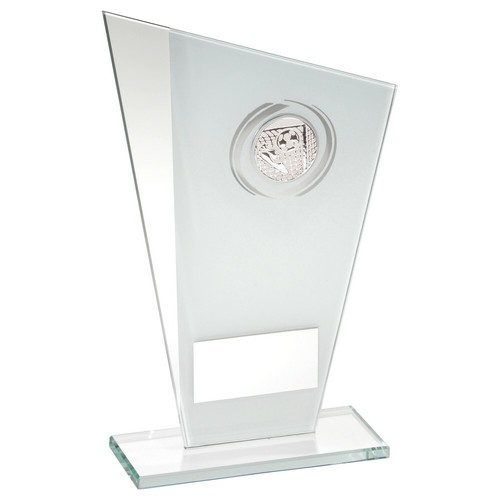 White silver glass - white/silver, with