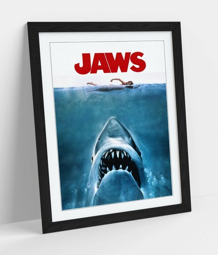 Vintage jaws movie poster art - vintage, -art