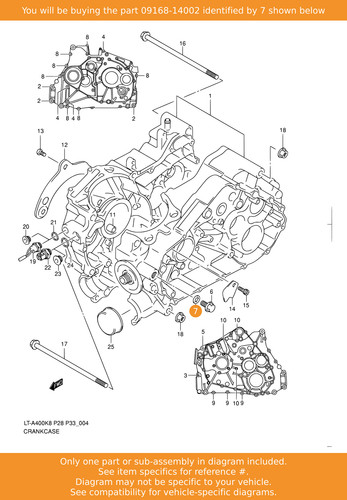 Suzuki gasket oil pressure - suzuki,