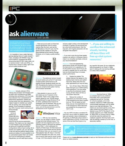 Alienware gaming magazine - alienware,