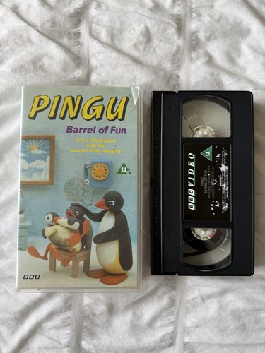 Pingu barrel fun - barrel,