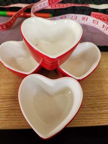 Red heart shaped - 4x,