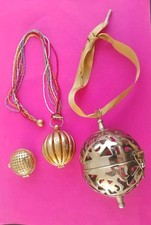 L'Occitane En Provence Mini Pomander Hanging Cords With 2 OTHER (Tarnished) 