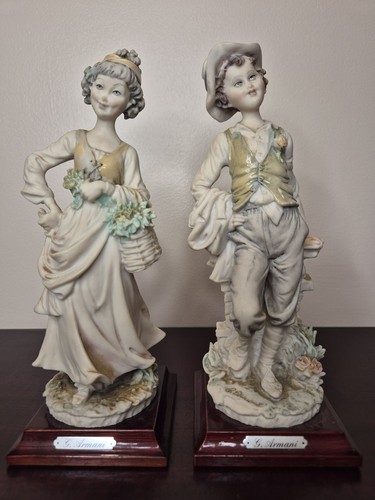 Giuseppe armani pair figurines - armani,