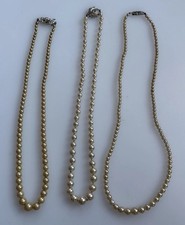 Vintage Faux Pearl Necklaces