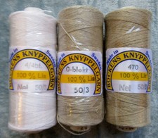 3 x Spools Bockens Knyppelgarn