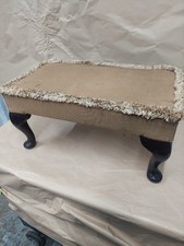 large pouffe Queen Anne foot