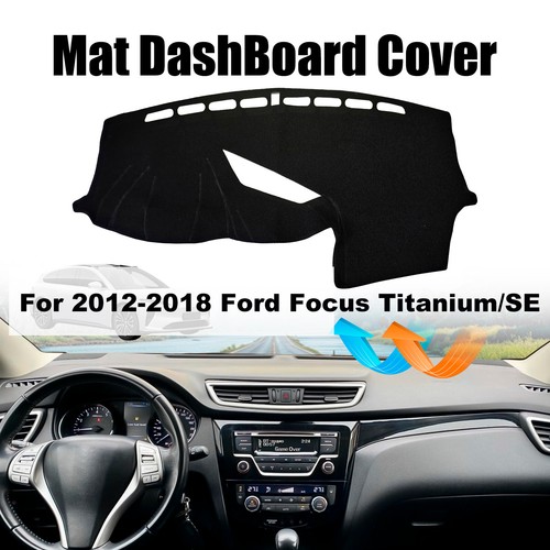 Black dash mat cover - mat,