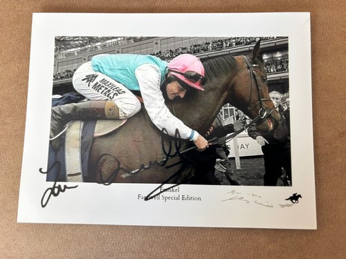 Frankel horse racing - racing, signed