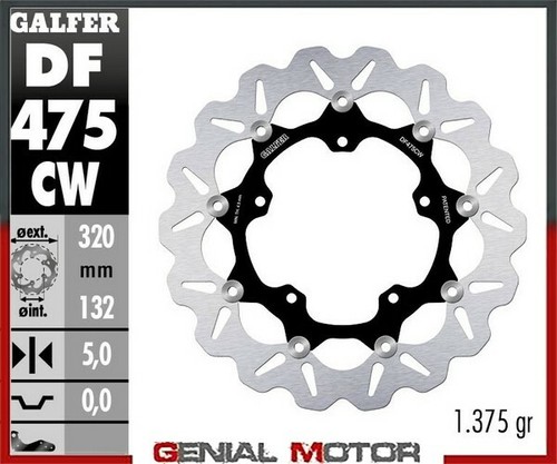 Galfer front brake disc wave - front,