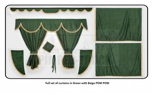 Truck curtains for - man, green