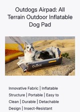 Dog Bed All Terrain OUTDOORS OUTTASK. INFLATABLE DOG BED