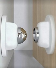 Self-adhesive Door Stopper. Magnetic, White No Drilling