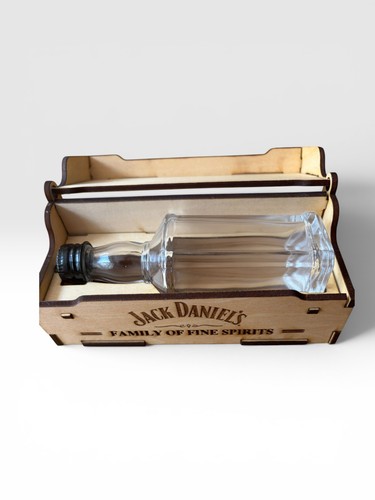 Wooden jack daniels mini - wooden, 50ml