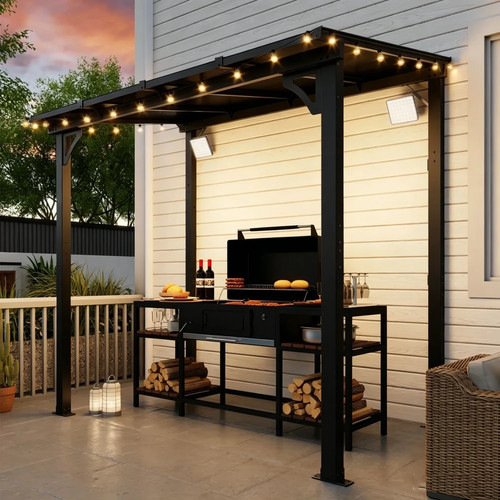 Wall mounted gazebo - wall,