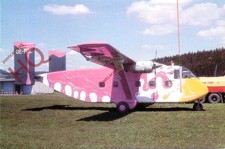 Picture Postcard, PINK AIR SERVICES SHORTS SKYVAN 3 OE-FDL [OKC 0044]