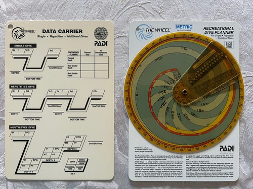 Padi the wheel metric rdp - metric, dive
