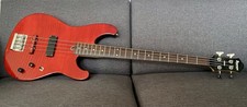 Ibanez Roadstar II customized bass. Transparent red. Vintage Japan 1984