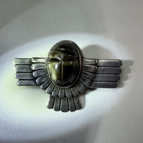 Antique silver native winged - antique,