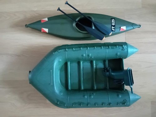 Speed boat canoe action - &,