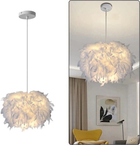 Light shade lampshade fluffy - light,