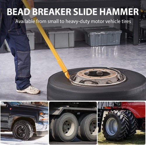 Tire bead breaker in - tire,
