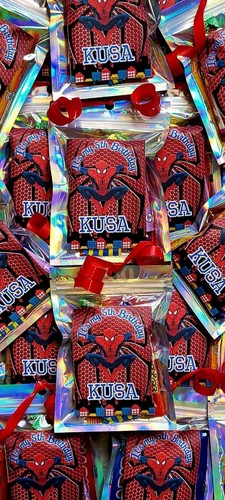 Spiderman party bag pouch - spiderman,