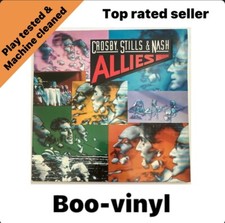 Crosby Stills and Nash Allies 1983 LP Album Vinyl Record 78-0075-1 Ex / Ex