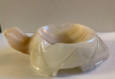 Vintage Onyx turtle ashtray