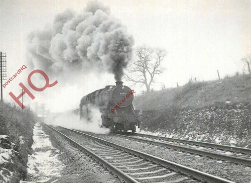 Picture postcard locomotive - picture,