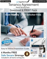 Tenancy Agreement - furnished