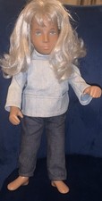 Vintage Sasha Ash Blonde Sailor Suit doll 1970s, White String