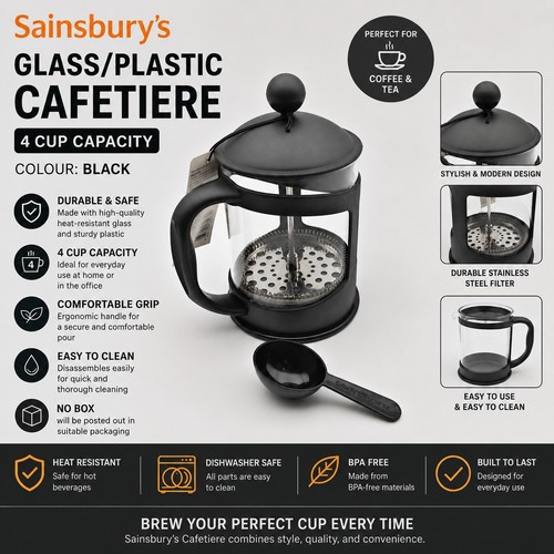 Sainsbury glass plastic - sainsbury's, glass/plastic