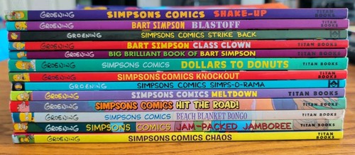 Simpsons comic book bundle - simpsons, x