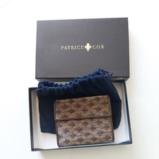 PATRICK COX Bifold Wallet with Coins Bag in  Beige colour 