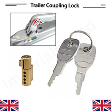 Security Trailer Caravan Coupling Lock 2 Keys Trailer Hitch Pin Lock Anti-Theft