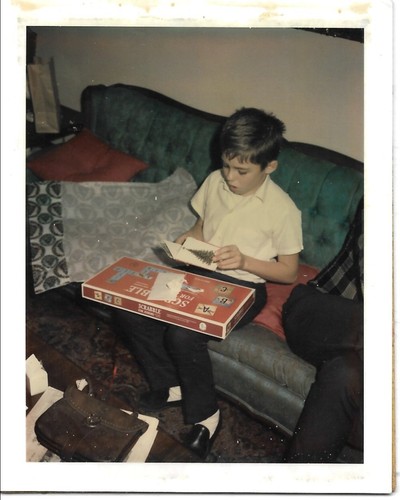 Vintage color photo boy - color,