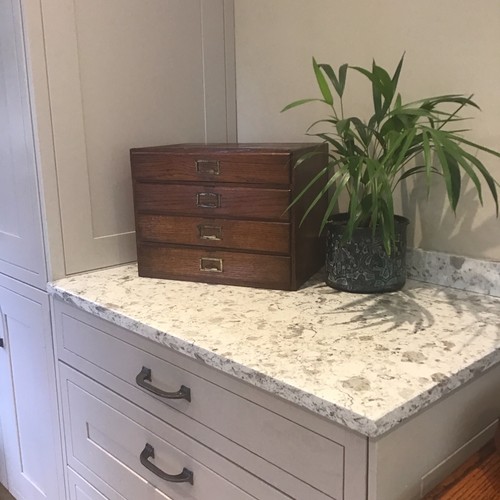 Oak filing cabinet countertop - filing,