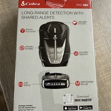 Cobra RAD 480i Laser Radar Detector for Cars Long Range Bluetooth Speed Came