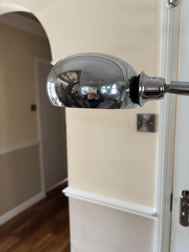 Chrome lamp shade for dana - chrome,