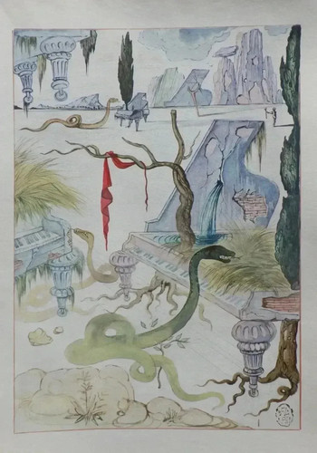 Salvador dali the pianos - pianos, of
