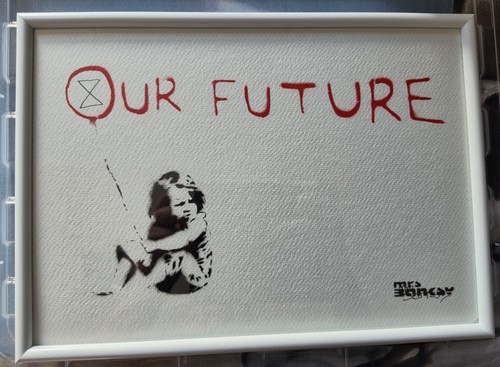 Mrs banksy our future signed - mrs,