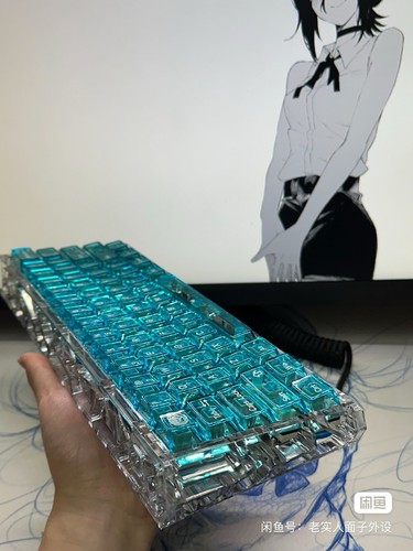 Custom blue transparent - blue,