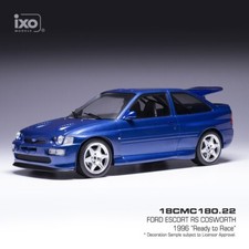IXO MODELS FORD ESCORT RS COSWORTH 1996 METALLIC BLUE 1-18 SCALE 18CMC180