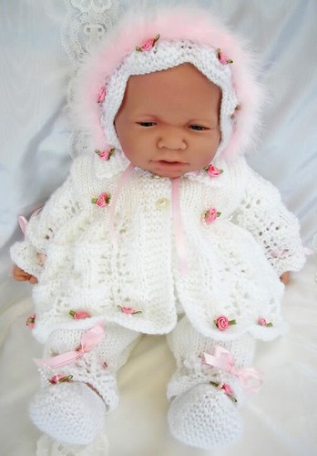 Premature baby doll knitting - doll,