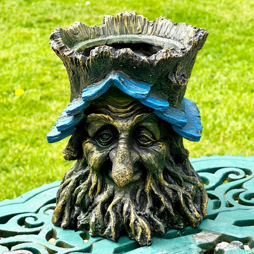 Rustic greenman planter small - greenman,