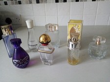 JOB LOT OF EMPTY, PART USED PERFUME BOTTLES, CHRISTIAN  LACROIX NUIT, SAMSARA. 